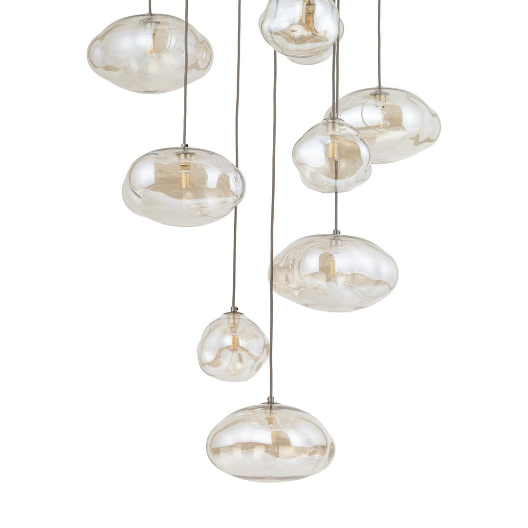Nebia rondell takpendel 13-lys-Takpendler-TK Lighting-Brun-TK-11794-Lightup.no