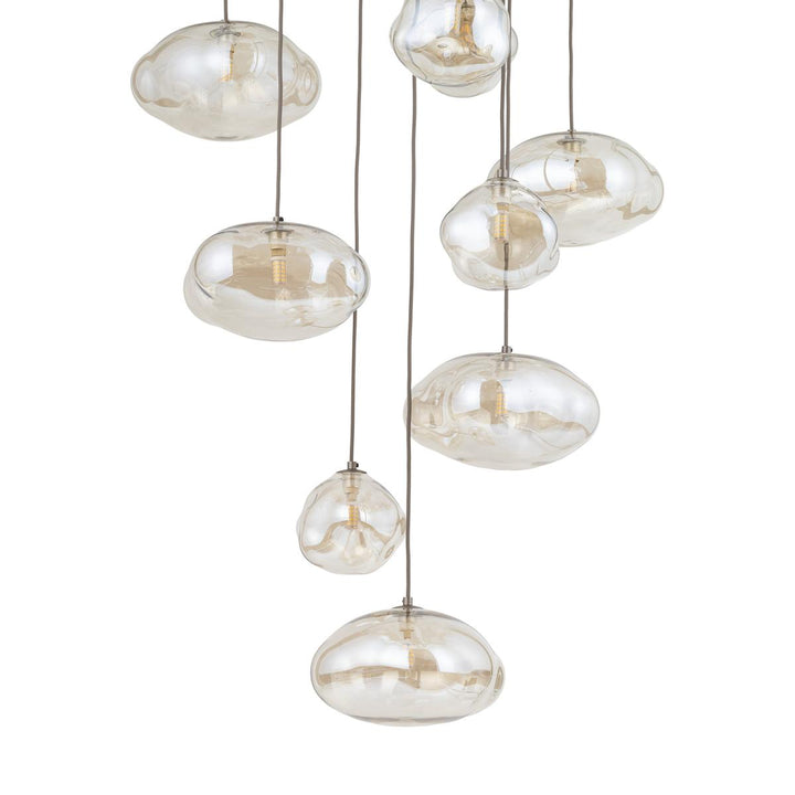 Nebia rondell takpendel 13-lys-Takpendler-TK Lighting-Brun-TK-11794-Lightup.no