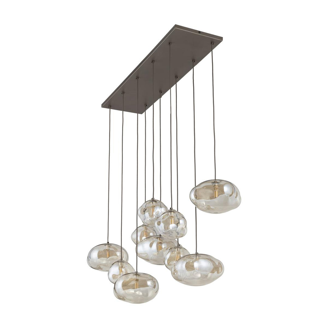 Nebia takpendel 10-lys-Takpendler-TK Lighting-Brun-TK-11793-Lightup.no