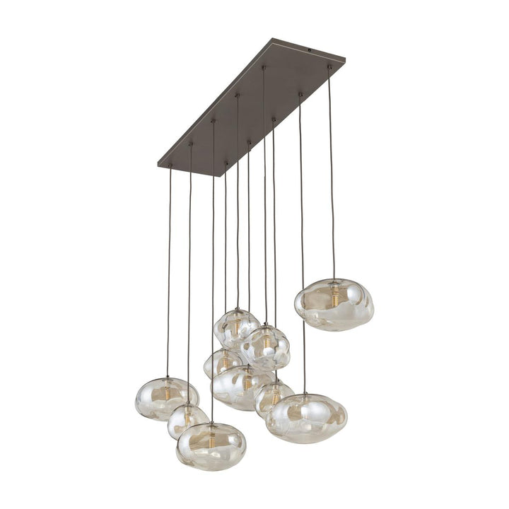 Nebia takpendel 10-lys-Takpendler-TK Lighting-Brun-TK-11793-Lightup.no