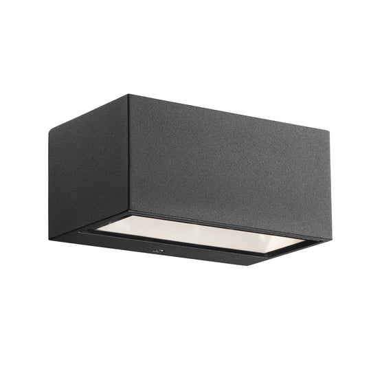 Nene vegglampe opp/ned utendørs IP54 6W 3000K - Svart-Utebelysning vegg opp og ned-Nordlux-Svart-872723-Lightup.no