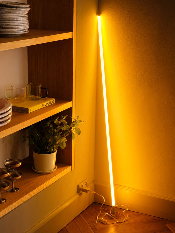 Neon Tube LED Slim 120cm - gul-Gulvlamper-HAY-Gul-HAY__AB450-A998-AB98-Lightup.no