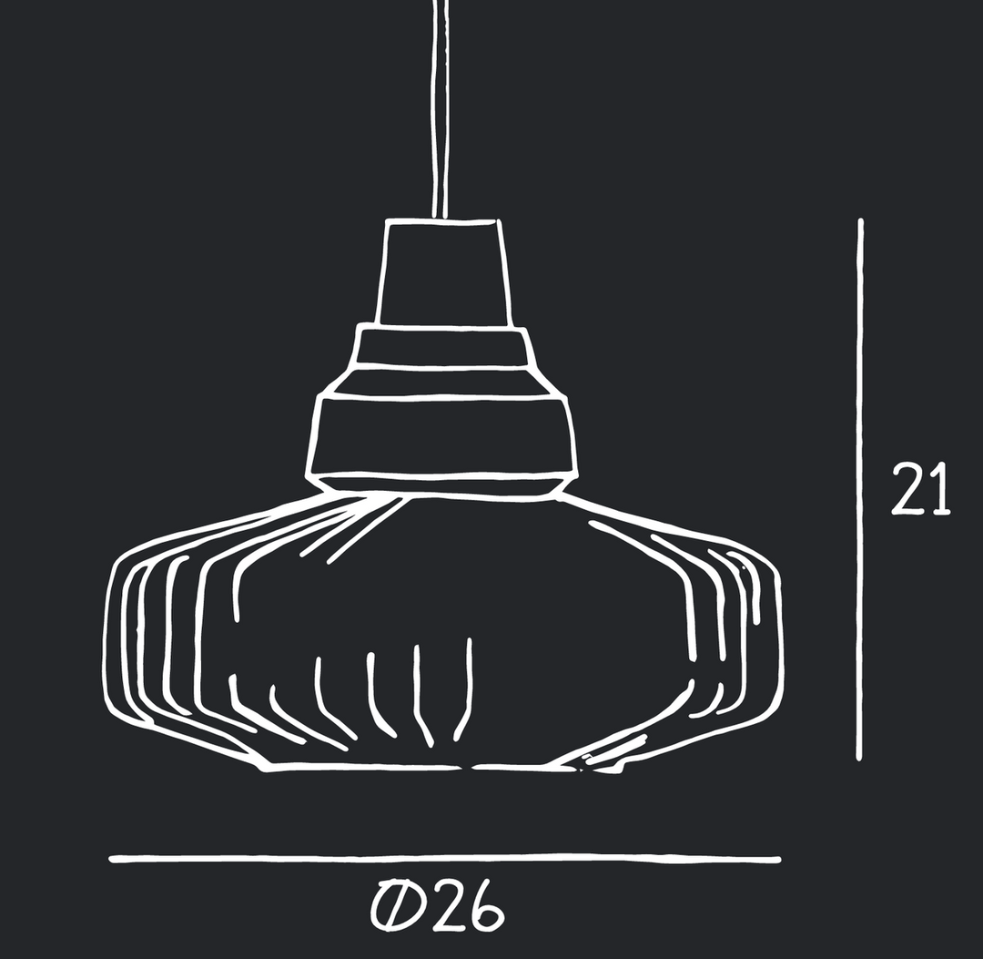 New Wave Optic takalmpe - Klar-Takpendler-Design by Us-Des__23002-Lightup.no