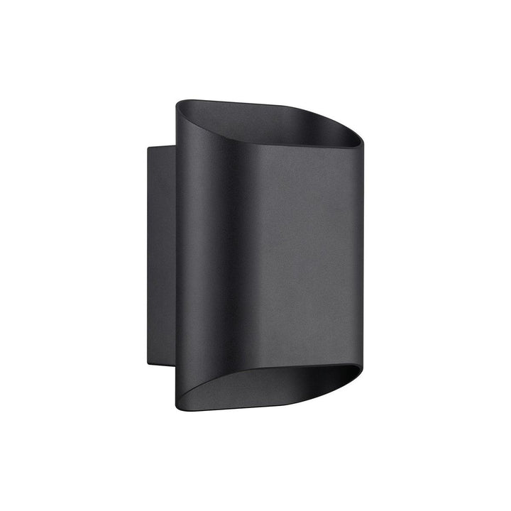 Nico 22 Round Maxi vegglampe utendørs opp/ned IP54 GU10-Utebelysning vegg opp og ned-Nordlux-Svart-2618191003-Lightup.no