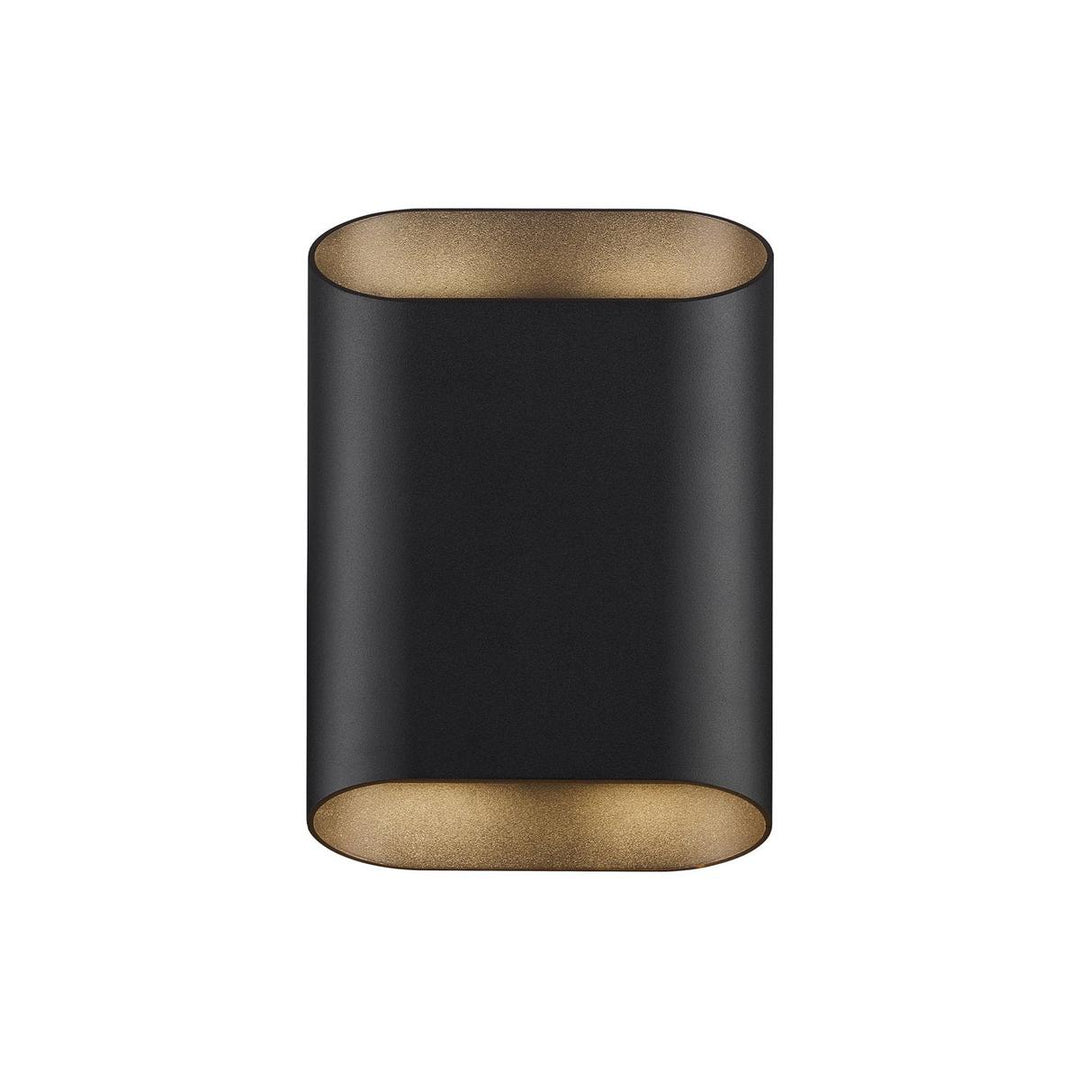 Nico 22 Round Maxi vegglampe utendørs opp/ned IP54 GU10-Utebelysning vegg opp og ned-Nordlux-Svart-2618191003-Lightup.no