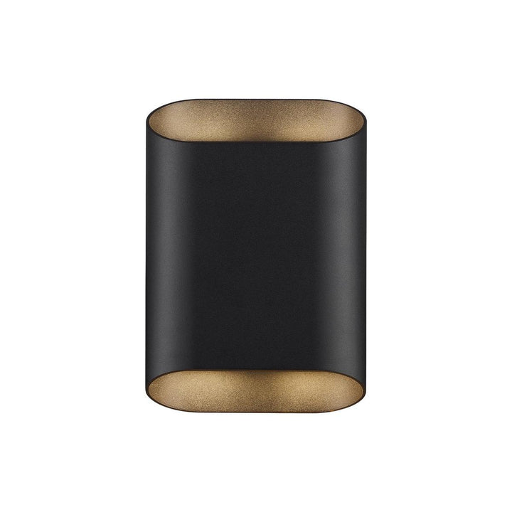 Nico 22 Round Maxi vegglampe utendørs opp/ned IP54 GU10-Utebelysning vegg opp og ned-Nordlux-Svart-2618191003-Lightup.no