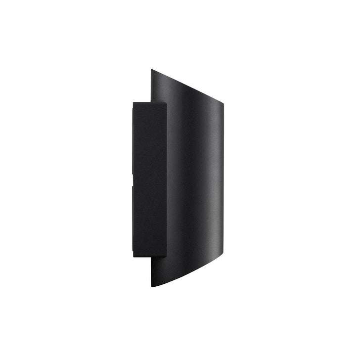 Nico 22 Round Maxi vegglampe utendørs opp/ned IP54 GU10-Utebelysning vegg opp og ned-Nordlux-Svart-2618191003-Lightup.no