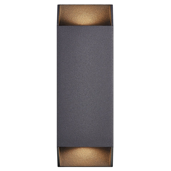 Nico Square 22 vegglampe utendørs opp/ned IP54-Utebelysning vegg opp og ned-Nordlux-Svart-2218221003-Lightup.no