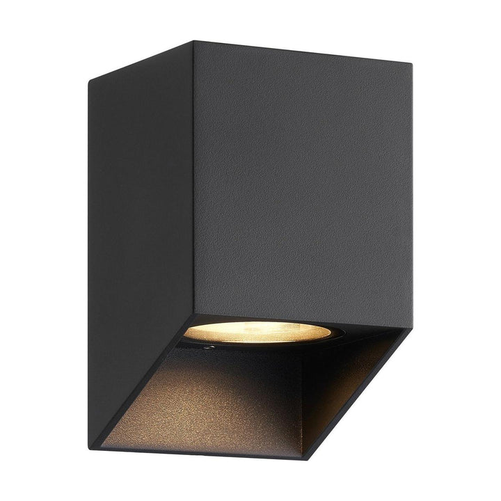 Nico Square vegglampe utendørs ned IP54-Utebelysning vegg opp og ned-Nordlux-Svart-2518451003-Lightup.no