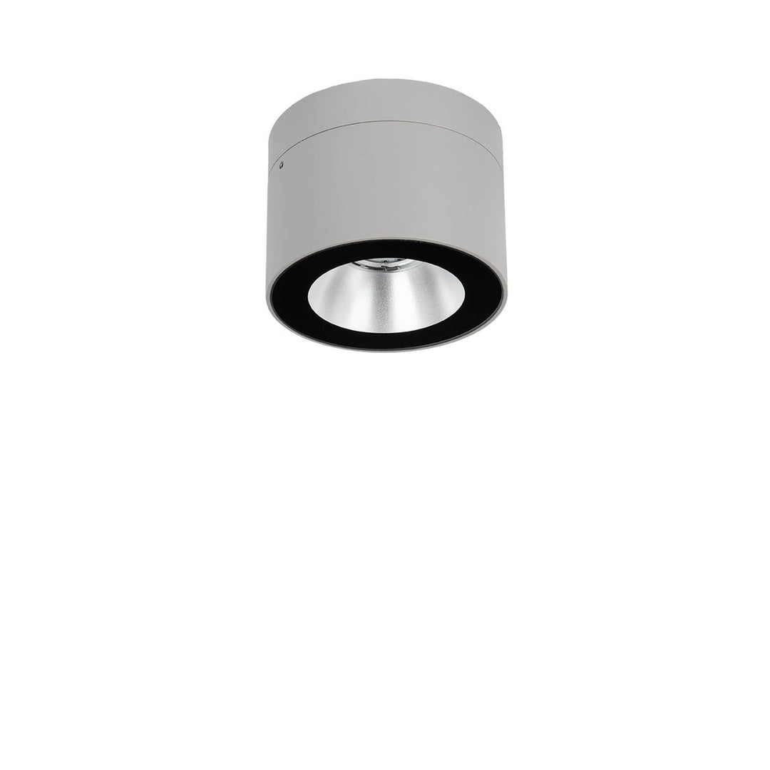 Nidaros 2120 taklampe utendørs 10,7W Dimbar 3000K IP65-Utebelysning taklampe-Norlys-Aluminium-3104187-Lightup.no