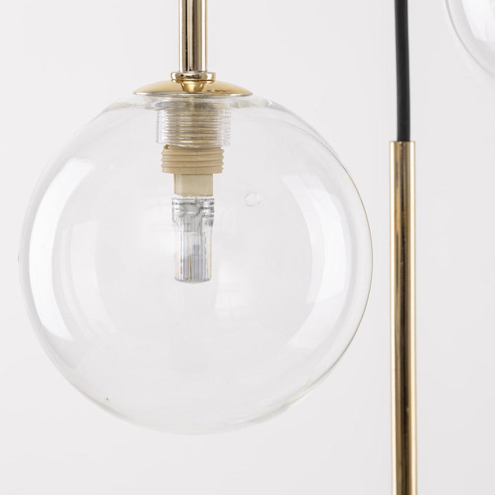 Nilos takpendel 10-lys-Takpendler-TK Lighting-Svart / Gullfarget-TK-5944-Lightup.no