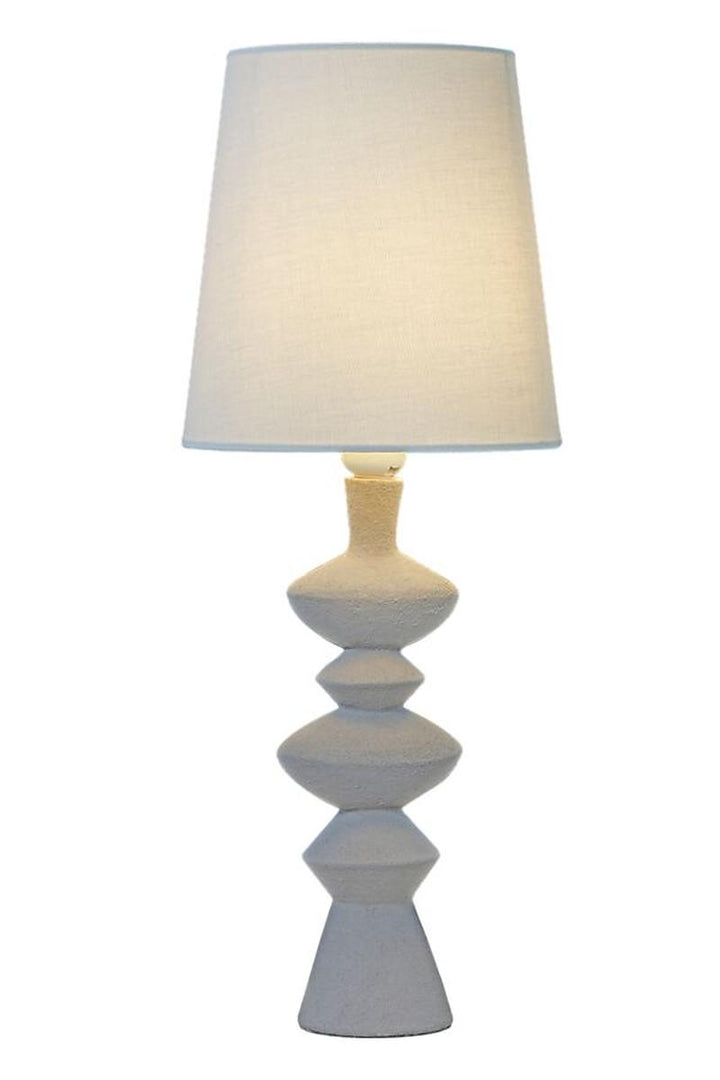 Nina bordlampe-Bordlamper-Aneta Lighting-Beige / Hvit-18405-02-00-Lightup.no