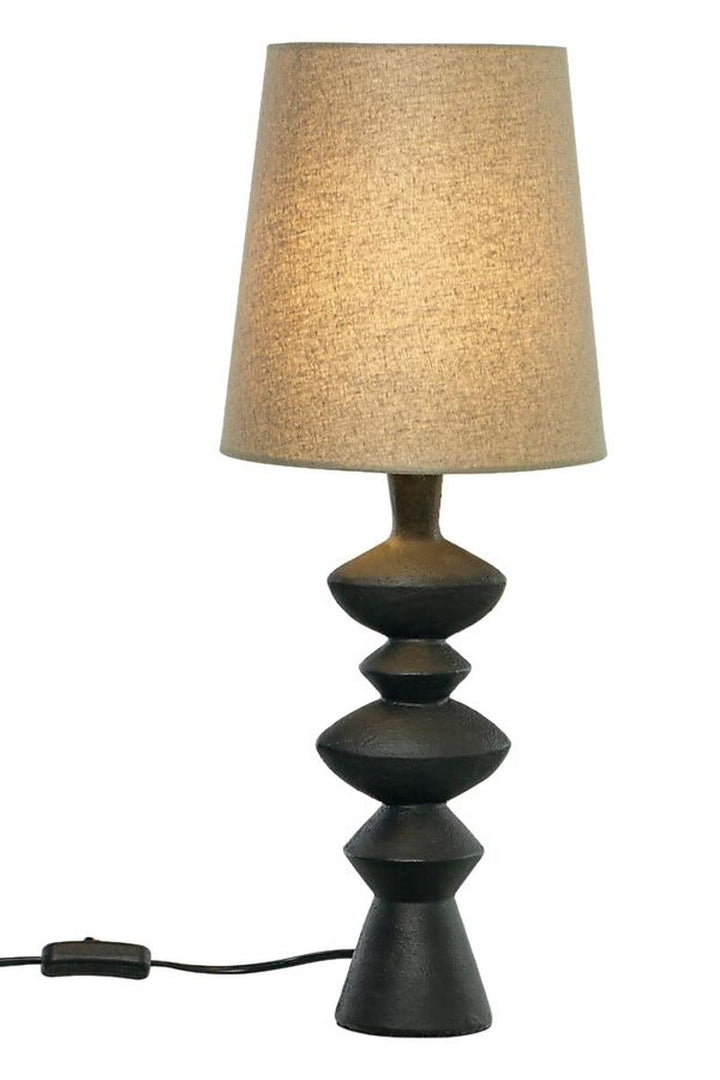 Nina bordlampe-Bordlamper-Aneta Lighting-Svart / Brun-18405-15-16-Lightup.no
