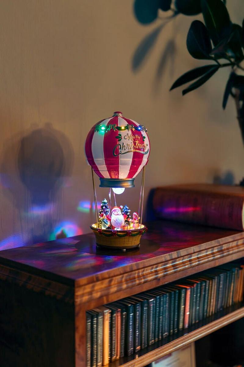Nisse i luftballong med LED – 31,5 cm-Julebelysning dekor og pynt-Konstsmide-Flerfarget-4240-000-Lightup.no