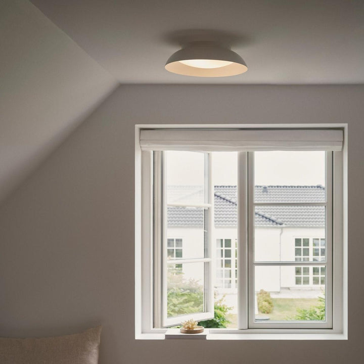 Nivora 38 cm vegg-/taklampe-Taklamper-Nordlux-Hvit-2610156001-Lightup.no