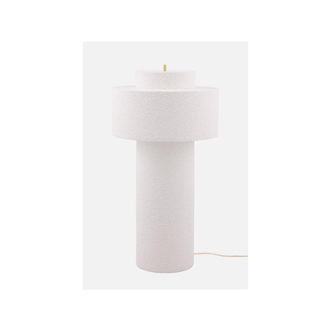 Noah gulvlampe-Gulvlamper-Globen Lighting-Hvit bouclé-706308-Lightup.no