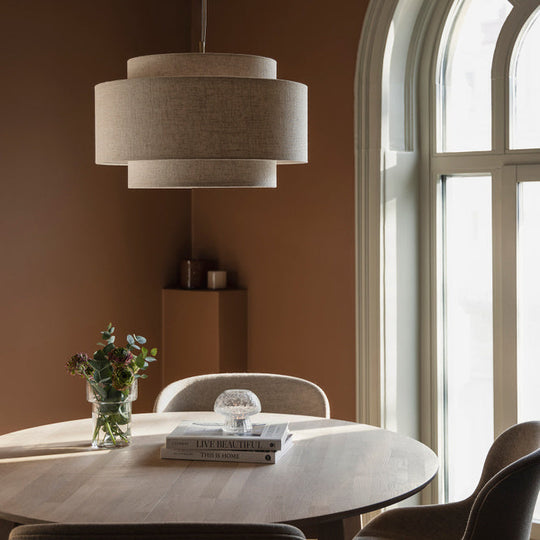 Noah takpendel 50 cm-Takpendler-Globen Lighting-Beige-756302-Lightup.no