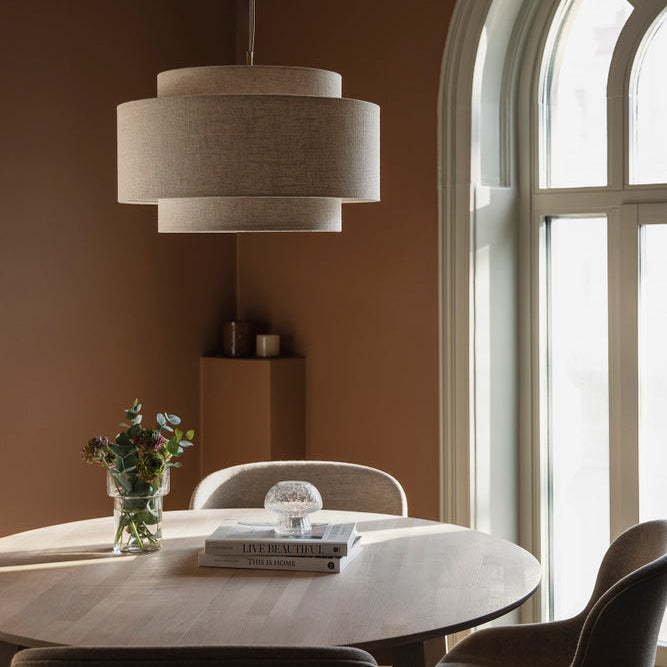 Noah takpendel 50 cm-Takpendler-Globen Lighting-Beige-756302-Lightup.no