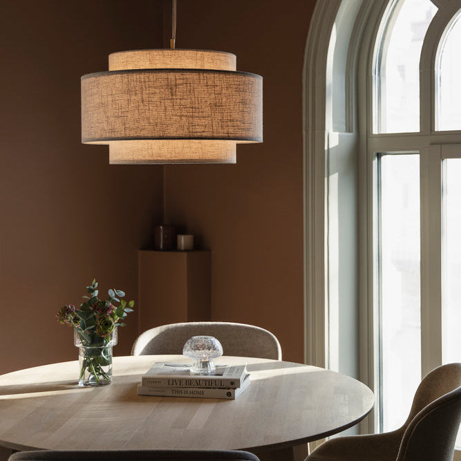 Noah takpendel 50 cm-Takpendler-Globen Lighting-Beige-756302-Lightup.no