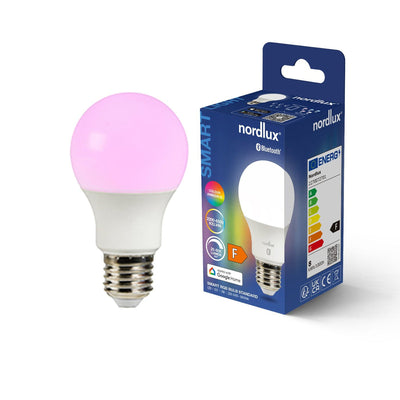Nordlux Smart Color lyskilde E27 8W - Bluetooth-Smartpærer E27-Nordlux-2270072701-Lightup.no