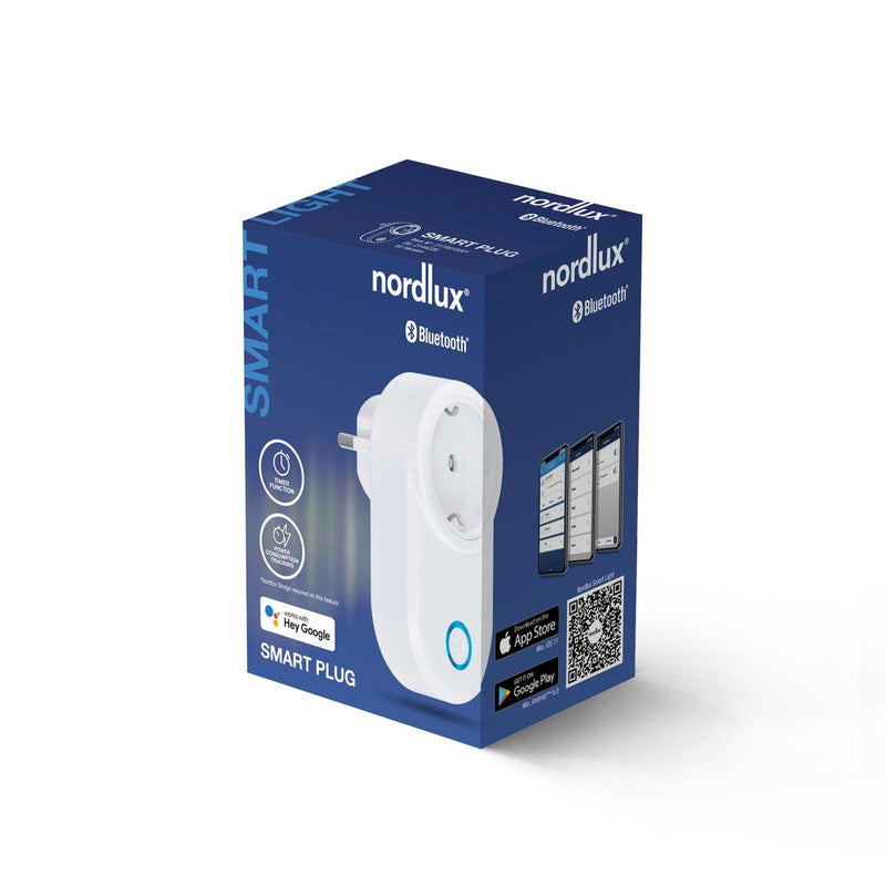 Nordlux Smart Eu Stikkontakt - Hvit-Elektro stikkontakter-Nordlux-2170010001-Lightup.no