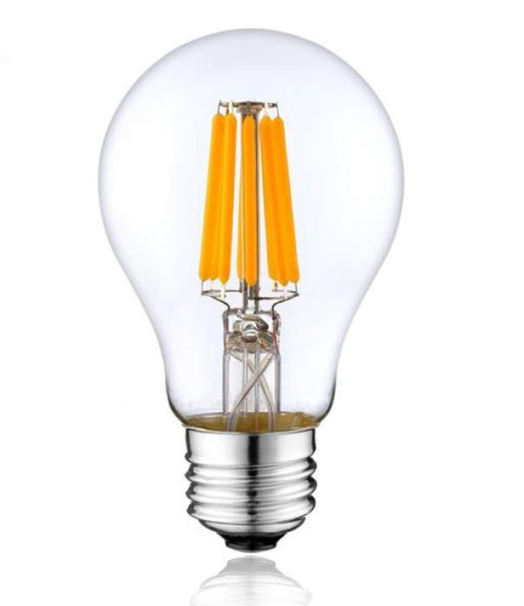 Normal E27 Filament LED 8W 2700K 60mm Ikke dimbar - Klar-LED-pære E27 sokkel-Lightup.no-Opal-531201-Lightup.no