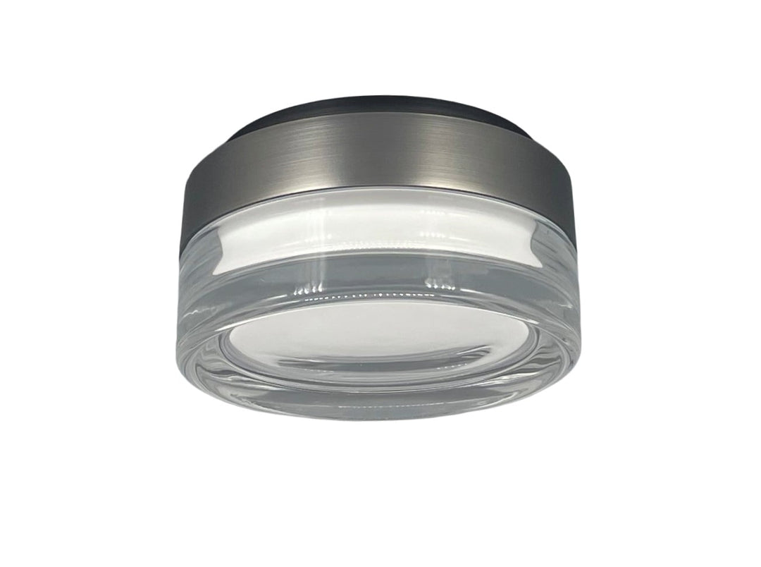 Nova Alba tak/vegglampe 9W 2700/3000/4000 Kelvin IP65 - Dimbar-Baderomsbelysning vegglamper-NorDesign-Bronse / Klar-360911321-Lightup.no