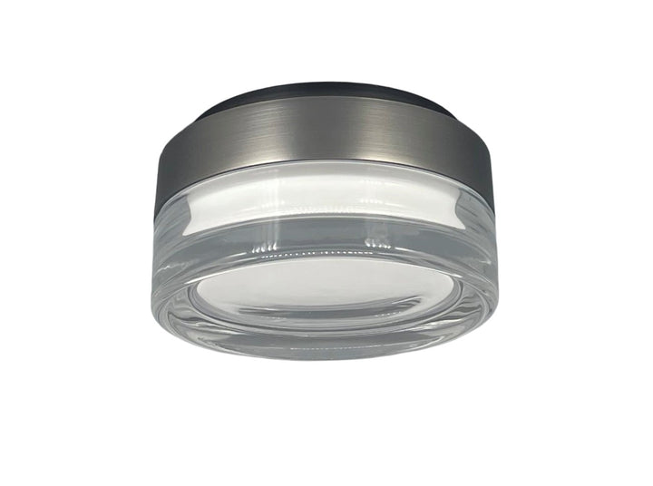 Nova Alba tak/vegglampe 9W 2700/3000/4000 Kelvin IP65 - Dimbar-Baderomsbelysning vegglamper-NorDesign-Bronse / Klar-360911321-Lightup.no
