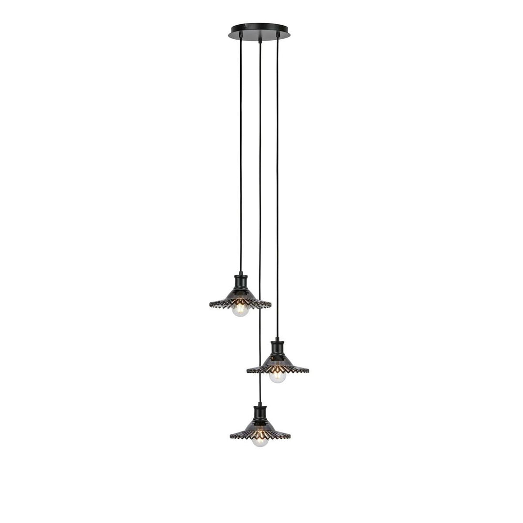 Novia 3 takpendel-Takpendler-Marksløjd-Røykgrå-Mrk-108853-Lightup.no