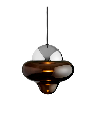 Nutty taklampe - Brun/Sølv-Takpendler-Design by Us-Des__23152-Lightup.no