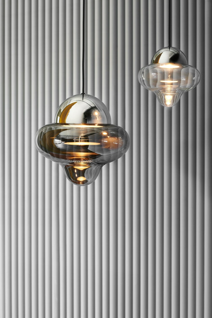 Nutty taklampe - Klar/Sølv-Takpendler-Design by Us-Klar / Sølv-Des__23132-Lightup.no