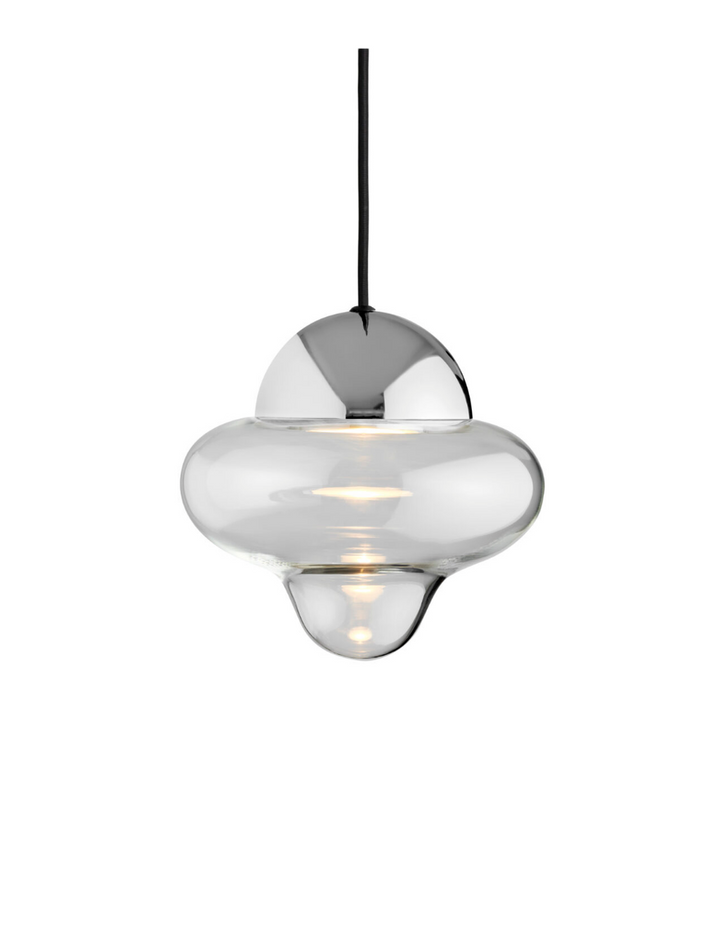 Nutty taklampe - Klar/Sølv-Takpendler-Design by Us-Klar / Sølv-Des__23132-Lightup.no