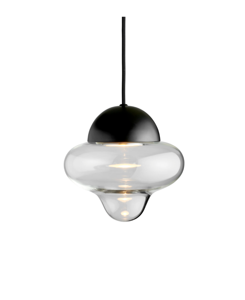 Nutty taklampe - Klar/Svart-Takpendler-Design by Us-Des__23130-Lightup.no