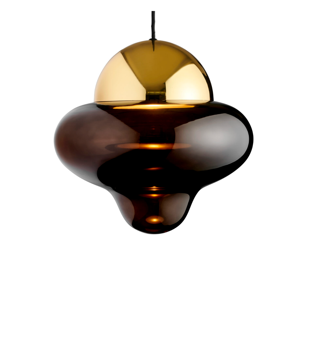 Nutty taklampe XL - Brun/Messing-Takpendler-Design by Us-Des__23251-Lightup.no