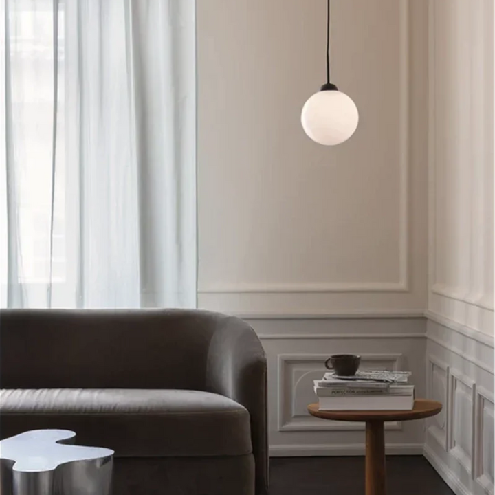 Nuura Apiales 1 taklampe - Satin svart/ opal-Takpendler-Nuura-Svart / Opal-Nua__2053008-Lightup.no