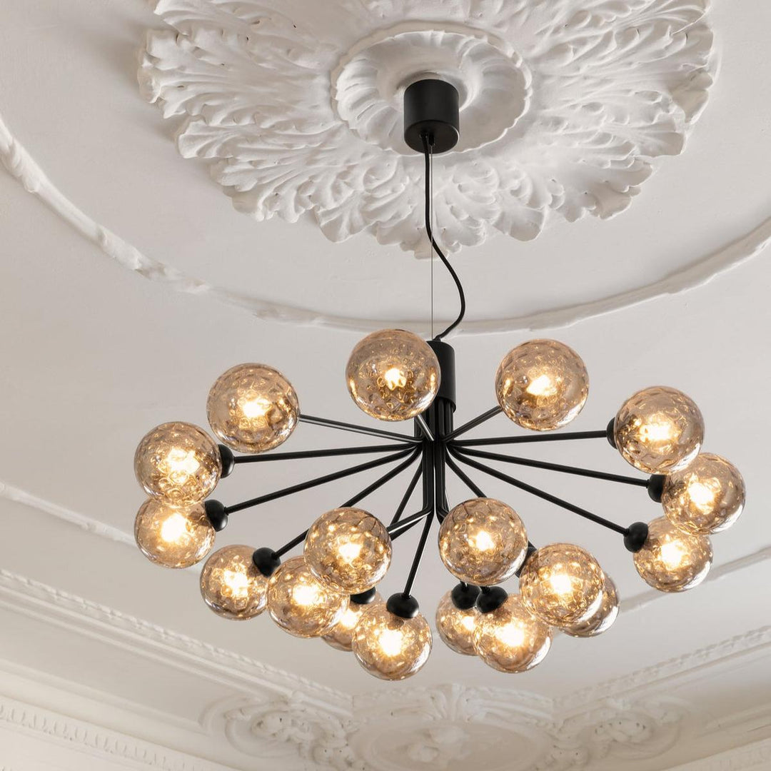 Nuura Apiales 18 satin svart/optic-Takpendler-Nuura-Svart-Nua__2051012-Lightup.no