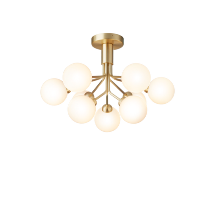 Nuura Apiales 9 ceiling-Taklamper-Nuura-Messing / Opal-Nua__2059002-Lightup.no