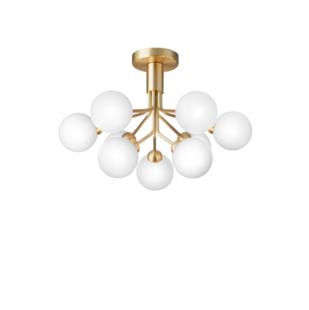 Nuura Apiales 9 ceiling-Taklamper-Nuura-Messing / Opal-Nua__2059002-Lightup.no