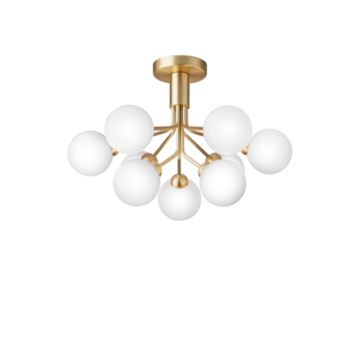 Nuura Apiales 9 ceiling-Taklamper-Nuura-Messing / Opal-Nua__2059002-Lightup.no