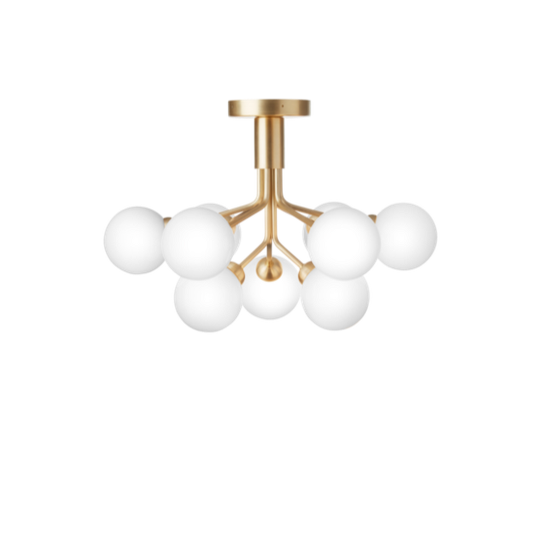 Nuura Apiales 9 ceiling-Taklamper-Nuura-Messing / Opal-Nua__2059002-Lightup.no