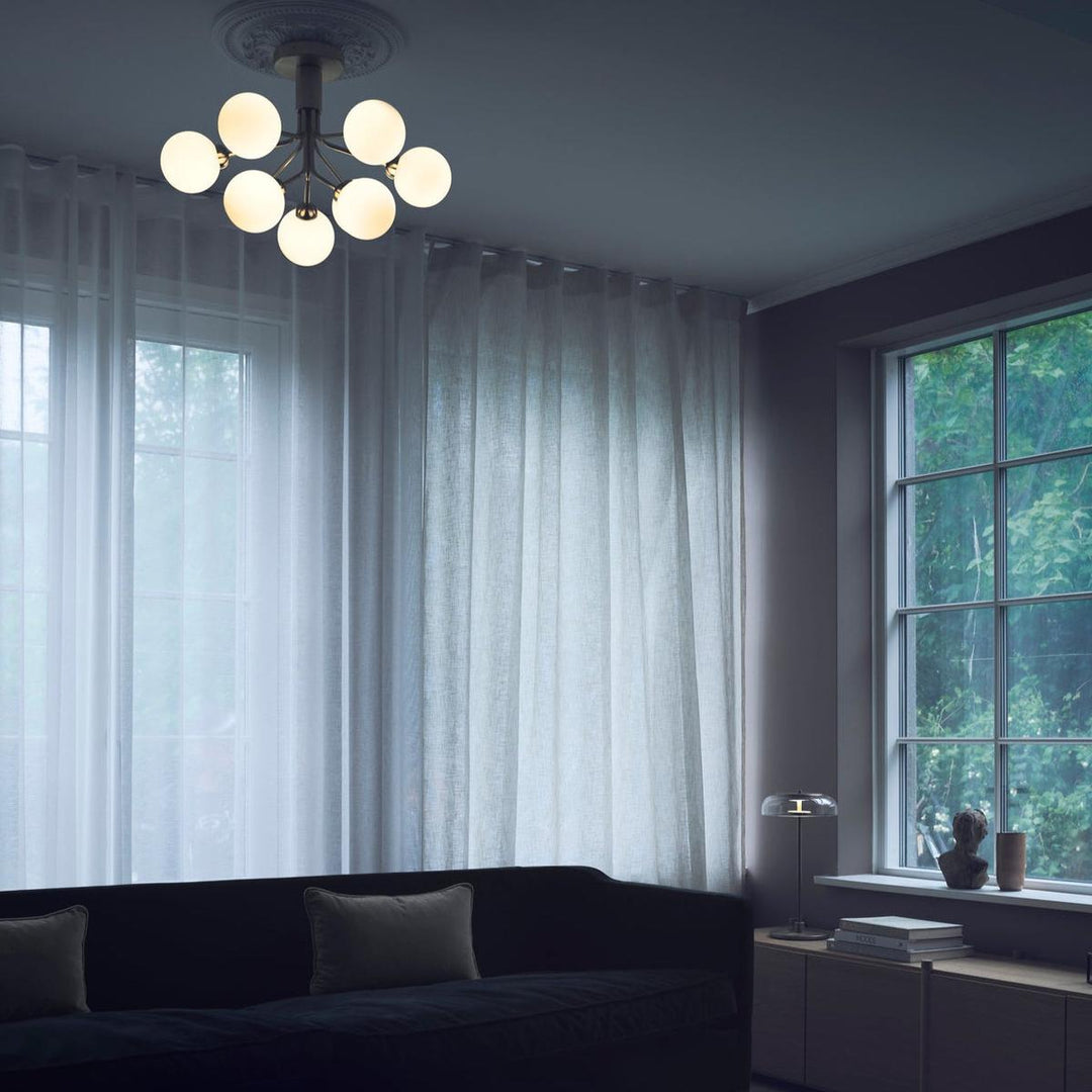 Nuura Apiales 9 ceiling-Taklamper-Nuura-Messing / Opal-Nua__2059002-Lightup.no