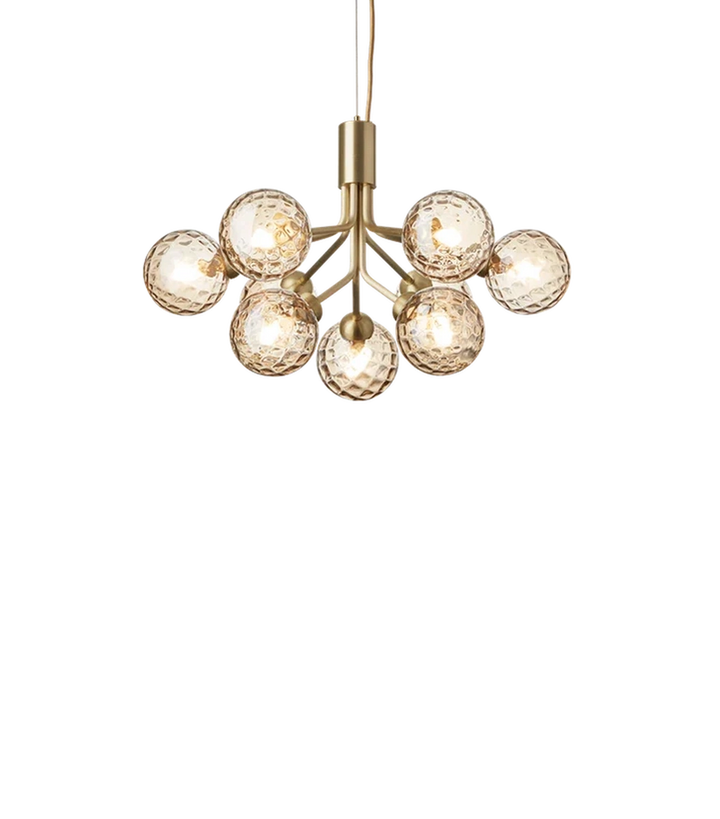 Nuura Apiales 9 messing/optic glass-Takpendler-Nuura-Messing-Nua__2051009-Lightup.no