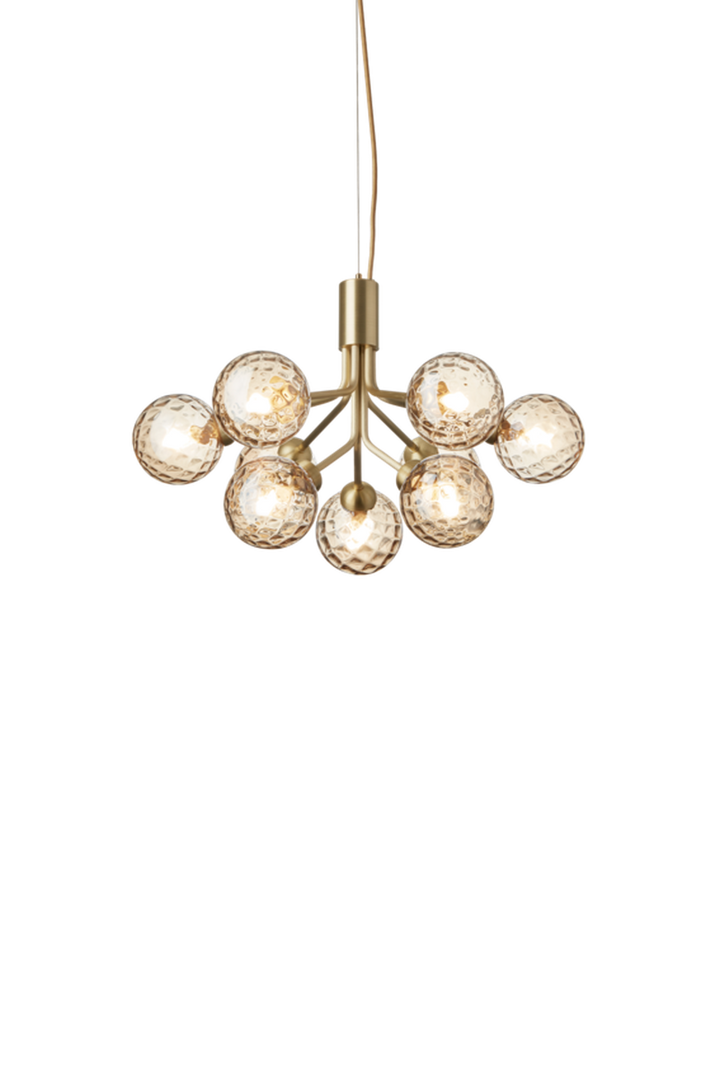 Nuura Apiales 9 messing/optic glass-Takpendler-Nuura-Messing-Nua__2051009-Lightup.no