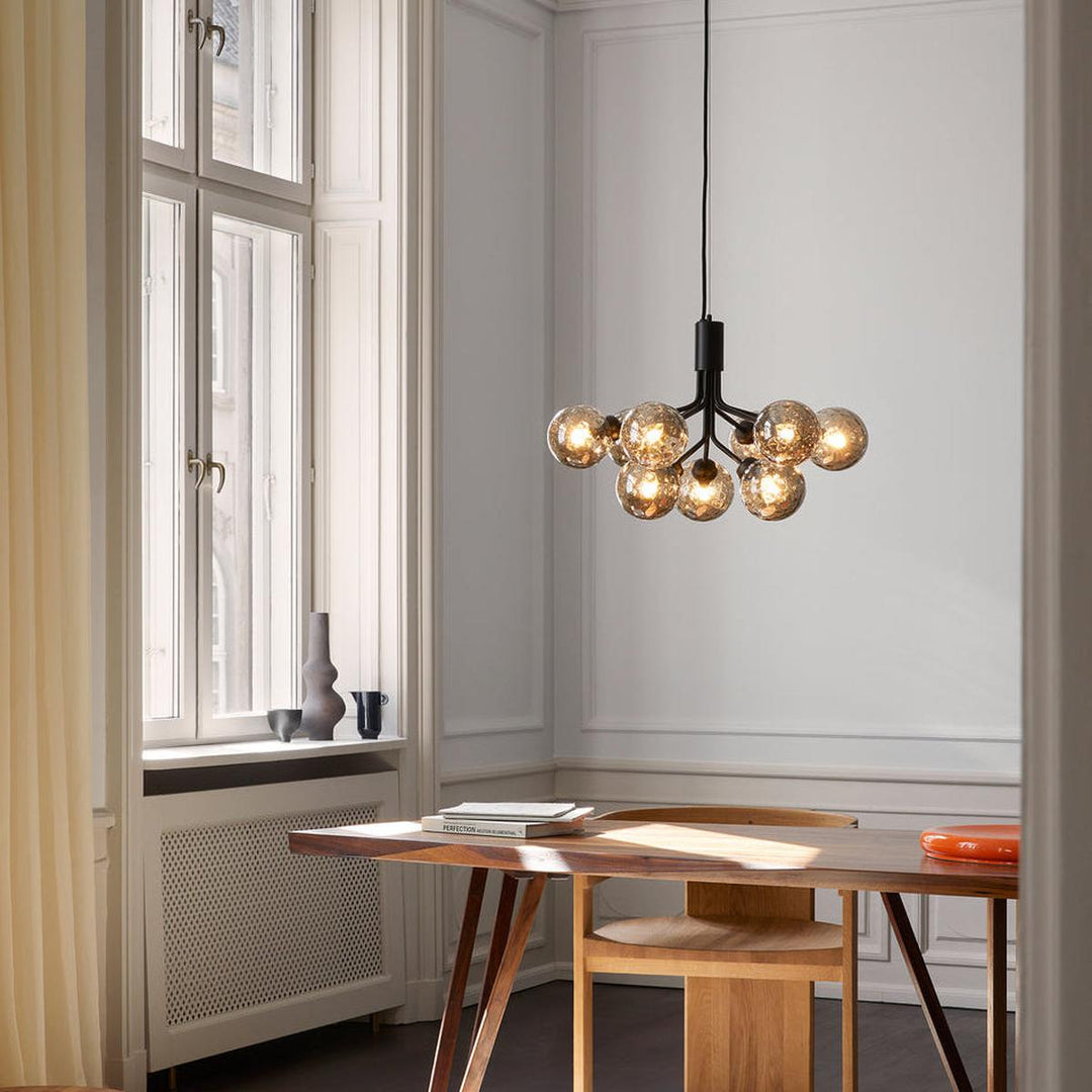 Nuura Apiales 9 - Svart / Optic glass - Nua__2051010 - Lightup.no