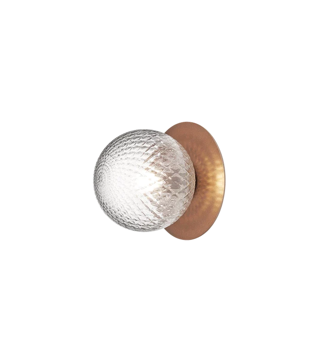 Nuura Liila 1 utendørslampe - mørk bronse/optic-Utebelysning vegg klassisk-Nuura-Bronse-Nua__2046010-Lightup.no