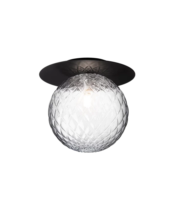 Nuura Liila 1 vegglampe/taklampe - large - svart / optikk-Vegglamper-Nuura-Svart-Nua__2046030-Lightup.no