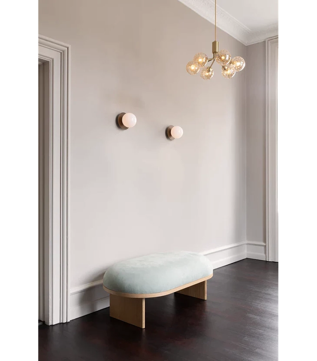 Nuura Liila 1 vegglampe/taklampe - medium - bronse/opal-Vegglamper-Nuura-Bronse / Opal-Nua__2046036-Lightup.no