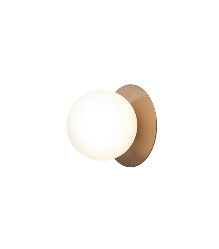 Nuura Liila 1 vegglampe/taklampe - medium - bronse/opal-Vegglamper-Nuura-Bronse / Opal-Nua__2046036-Lightup.no