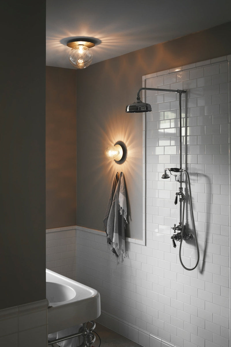 Nuura Liila 1 vegglampe/taklampe - medium - light silver / optikk-Vegglamper-Nuura-Krom-Nua__2046003-Lightup.no