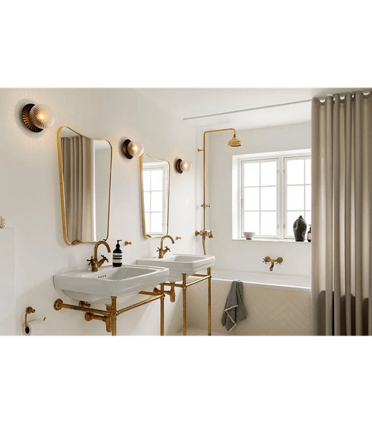 Nuura Liila 1 vegglampe/taklampe - medium - svart / optic-Vegglamper-Nuura-Svart-Nua__2046026-Lightup.no